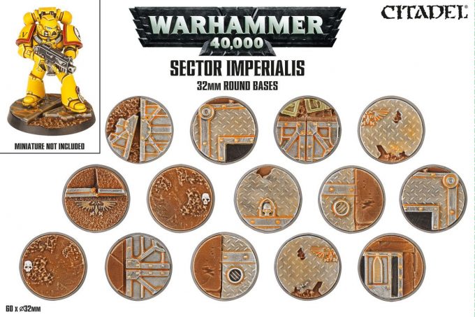 SECTOR IMPERIALIS: 32MM ROUND BASES